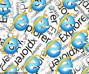 yapboz Internet Explorer logosu